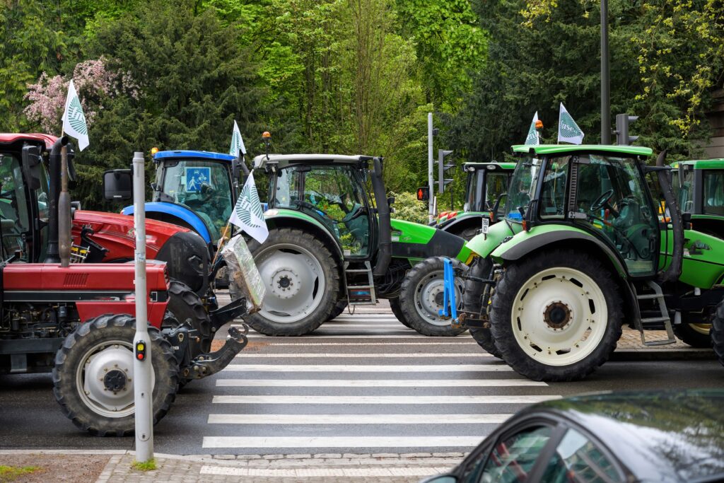 Agriculteur en colère